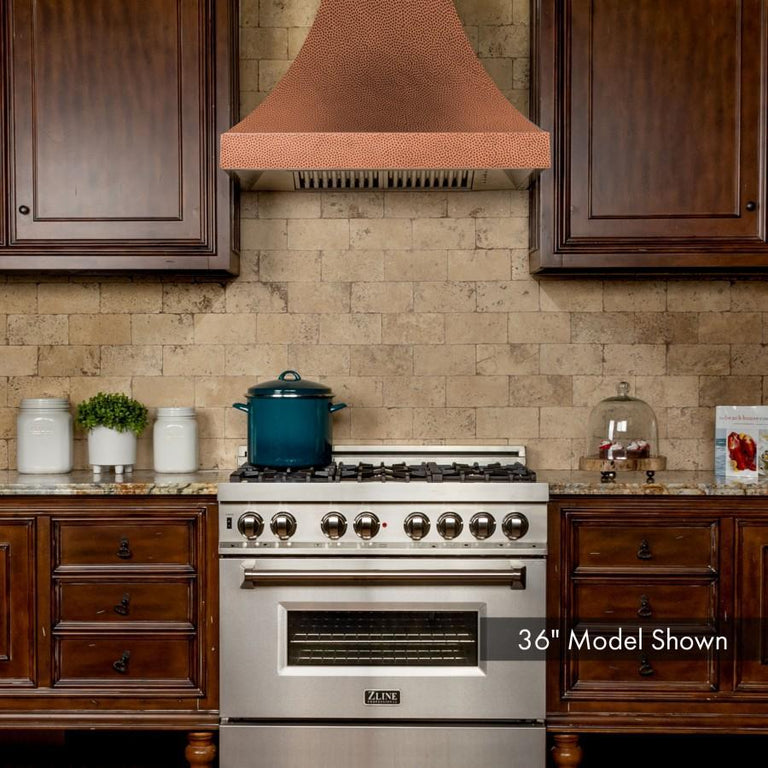ZLINE 30 in. Designer Series Hand Hammered Copper Finish Wall