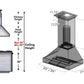 ZLINE 30 in. Ducted DuraSnow® Stainless Steel Range Hood with Oil Rubbed Bronze Shell, 8654ORB-30