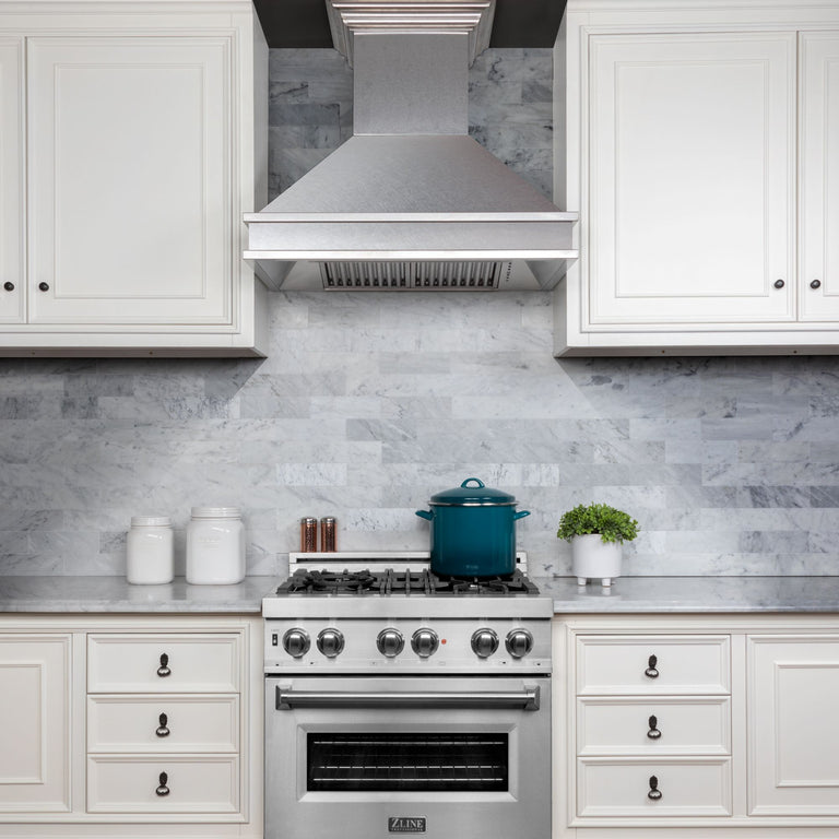 ZLINE 36 in. Designer Series Wall Mount Range Hood in DuraSnow® Stainl