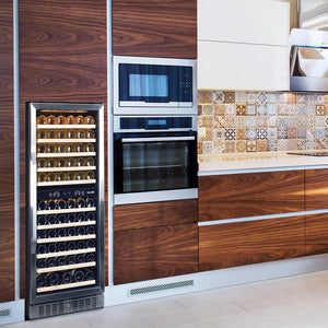 NewAir 24 In. Built-In 116 Bottle Dual Zone Wine Cooler, AWR-1160DB