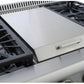 Kucht Professional 36 in. 5.2 cu ft. Natural Gas Range with Griddle and Silver Knobs, KRG3609U-S