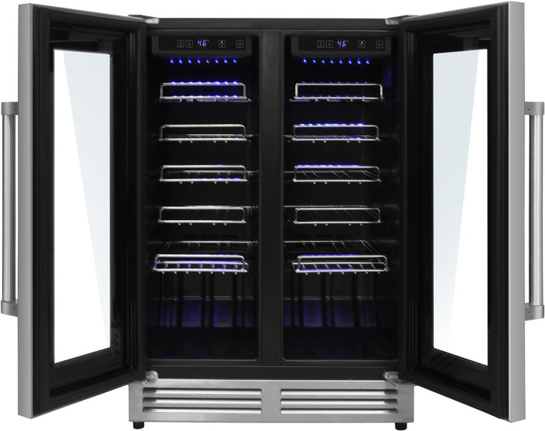 Thor Kitchen 24 in. 42 Bottle Dual Zone Wine Cooler, TWC2402 | Premium Home Source
