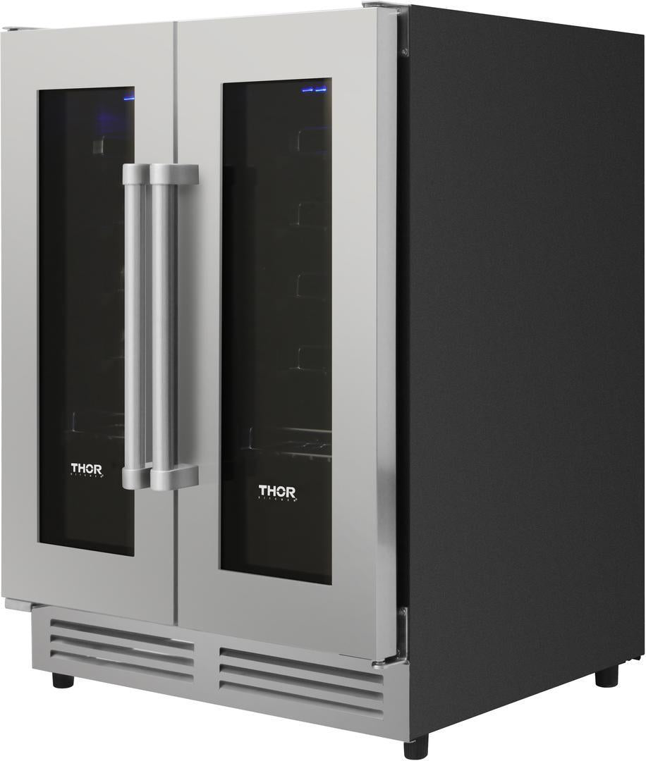 Thor Kitchen 24 in. 42 Bottle Dual Zone Wine Cooler, TWC2402 | Premium Home Source
