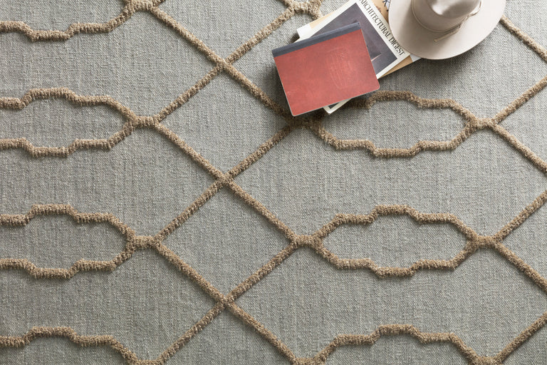 Loloi Rugs Adler Collection Rug in Slate - 7'9" x 9'9"