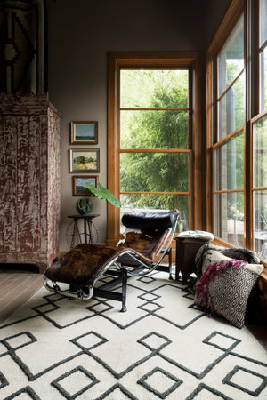 Loloi Rugs Adler Collection Rug in Ivory - 7'9" x 9'9"