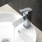 KubeBath Aqua Piazza Single Lever Bathroom Vanity Faucet - Chrome, AFB041