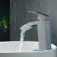 KubeBath Aqua Balzo Single Lever Wide Spread Bathroom Vanity Faucet - Chrome, AFB053