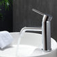 KubeBath Aqua Rondo Single Hole Mount Bathroom Vanity Faucet - Chrome, AFB090