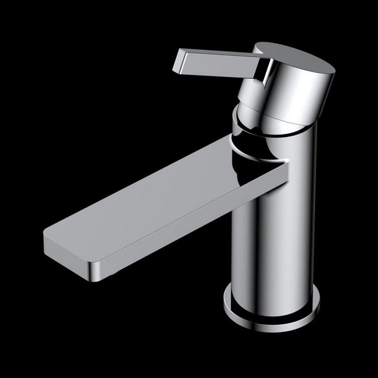 KubeBath Aqua Sotto Single Lever Bathroom Vanity Faucet - Chrome, AFB10901