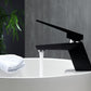KubeBath Aqua Siza Single Lever Modern Bathroom Vanity Faucet - Matt Black, AFB13BK