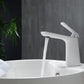 KubeBath Aqua Adatto Single Lever Faucet - Chrome and White, AFB1639WH
