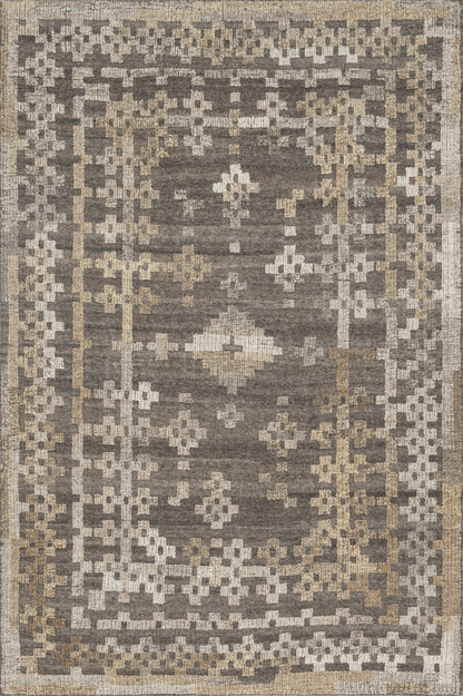 Loloi Rugs Akina Collection Rug in Charcoal, Taupe - 9'3" x 13'