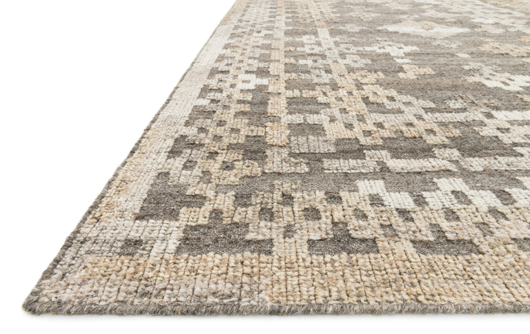 Loloi Rugs Akina Collection Rug in Charcoal, Taupe - 9'3" x 13'