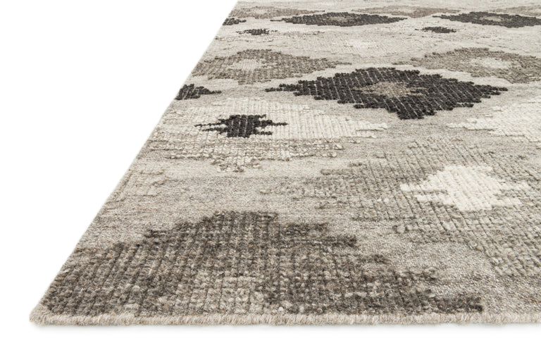 Loloi Rugs Akina Collection Rug in Grey, Charcoal - 5' x 7'6"