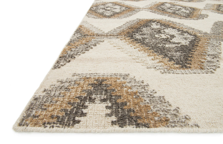 Loloi Rugs Akina Collection Rug in Ivory, Camel - 5' x 7'6"