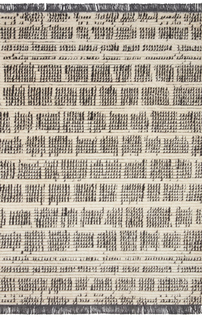 Chris Loves Julia x Loloi Rug in Cream, Charcoal - 7'9" x 10', ALICALI-02CRCC79A0