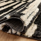 Chris Loves Julia x Loloi Rug in Cream, Charcoal - 2'7" x 10'0", ALICALI-03CRCC27A0