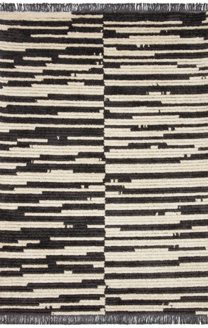 Chris Loves Julia x Loloi Rug in Cream, Charcoal - 2'7" x 8'0", ALICALI-03CRCC2780
