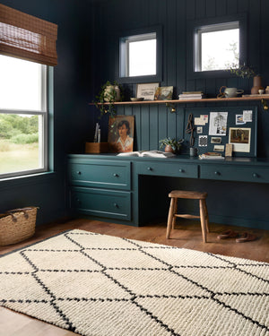 Chris Loves Julia x Loloi Rug in Cream, Charcoal - 3'8" x 5'8", ALICALI-04CRCC3858