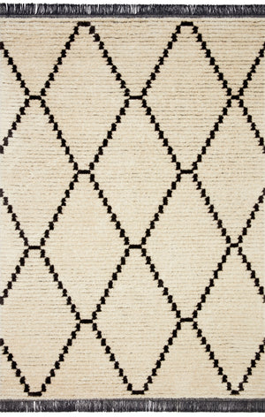 Chris Loves Julia x Loloi Rug in Cream, Charcoal - 3'8" x 5'8", ALICALI-04CRCC3858