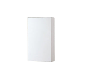 KubeBath Bliss 14" Wide by 24" High Linen Side Cabinet With One Door in Gloss White Finish, ALT24-GW