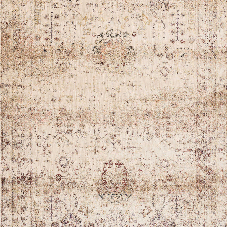 Loloi Rugs Anastasia Collection Rug in Ivory, Multi - 7'10" x 10'10", ANASAF-01IVML7AAA