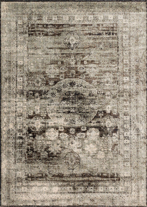 Loloi Rugs Anastasia Collection Rug in Granite - 9'6" x 9'6"