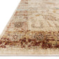 Loloi Rugs Anastasia Collection Rug in Ant. Ivory, Rust - 13' x 18'