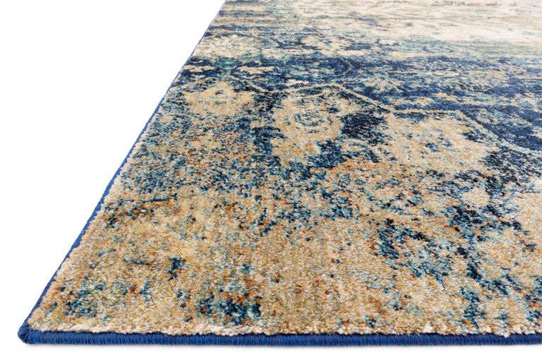 Loloi Rugs Anastasia Collection Rug in Blue, Ivory - 7'10" x 10'10"