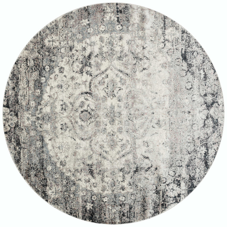 Loloi Rugs Anastasia Collection Rug in Ink, Ivory - 13' x 18'
