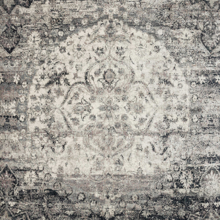 Loloi Rugs Anastasia Collection Rug in Ink, Ivory - 7'10" x 10'10"