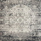 Loloi Rugs Anastasia Collection Rug in Ink, Ivory - 7'10" x 7'10"