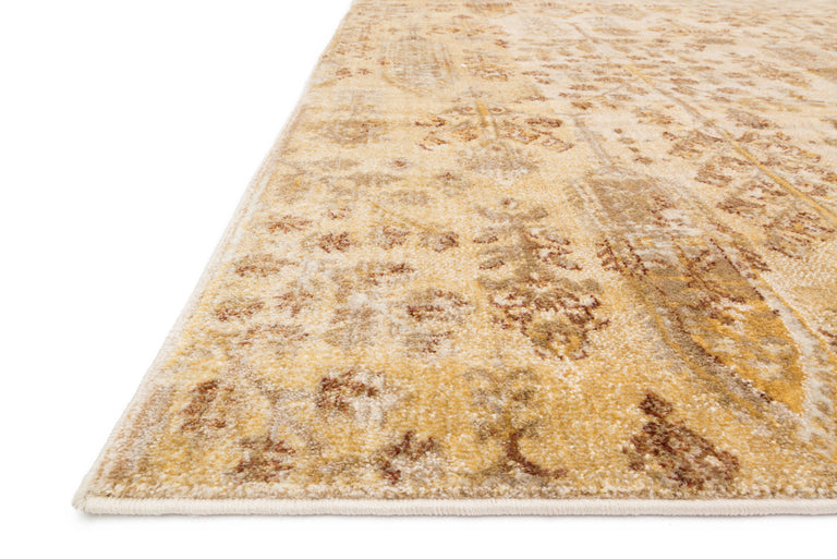 Loloi Rugs Anastasia Collection Rug in Ant. Ivory, Gold - 9'6" x 9'6"