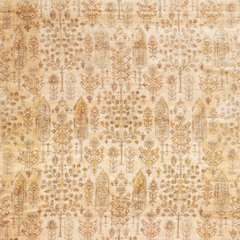 Loloi Rugs Anastasia Collection Rug in Ant. Ivory, Gold - 7'10" x 7'10"