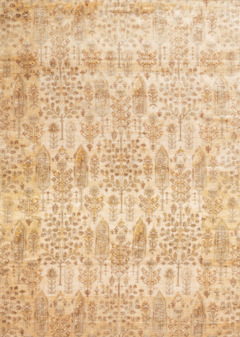 Loloi Rugs Anastasia Collection Rug in Ant. Ivory, Gold - 9'6" x 13'