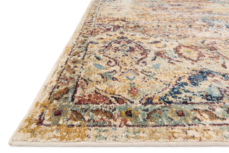 Loloi Rugs Anastasia Collection Rug in Ivory, Multi - 9'6" x 13', ANASAF-12IVML96D0