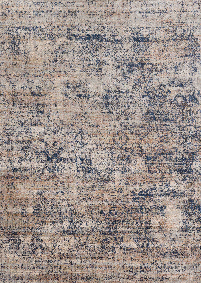 Loloi Rugs Anastasia Collection Rug in Mist, Blue - 9'6" x 9'6"