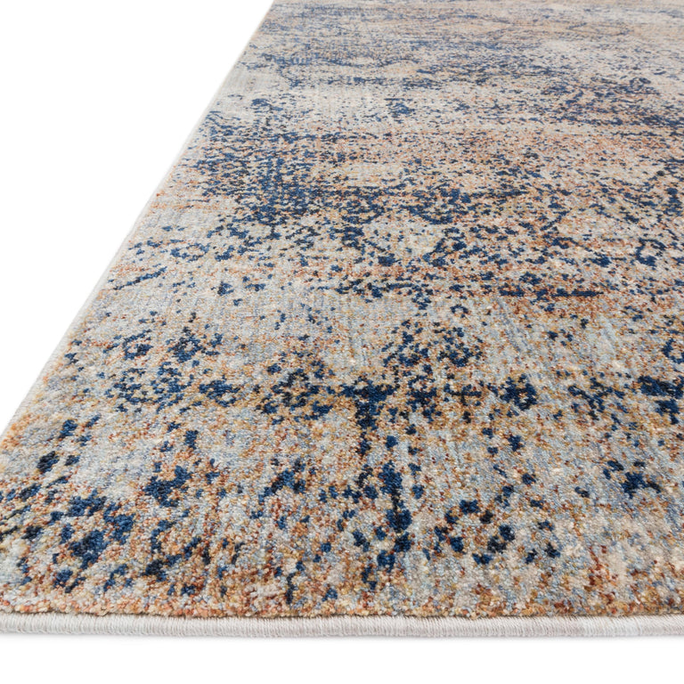 Loloi Rugs Anastasia Collection Rug in Mist, Blue - 7'10" x 7'10"