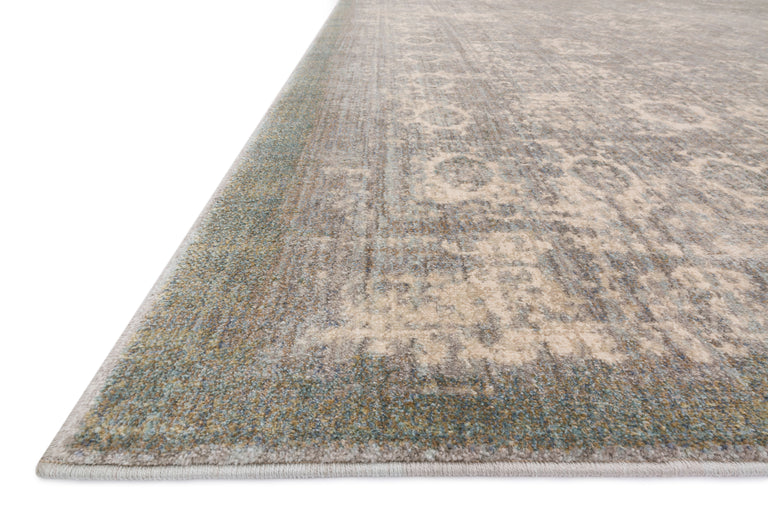 Loloi Rugs Anastasia Collection Rug in Grey, Sage - 9'6" x 9'6"
