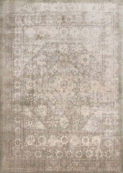 Loloi Rugs Anastasia Collection Rug in Grey, Sage - 9'6" x 13'