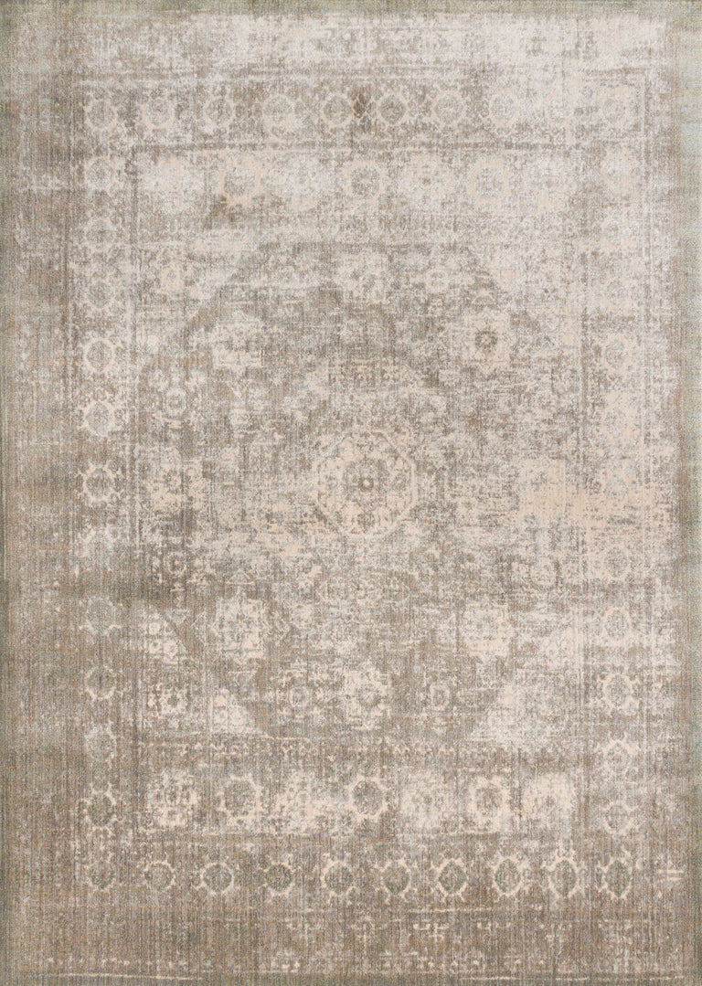 Loloi Rugs Anastasia Collection Rug in Grey, Sage - 9'6" x 13'