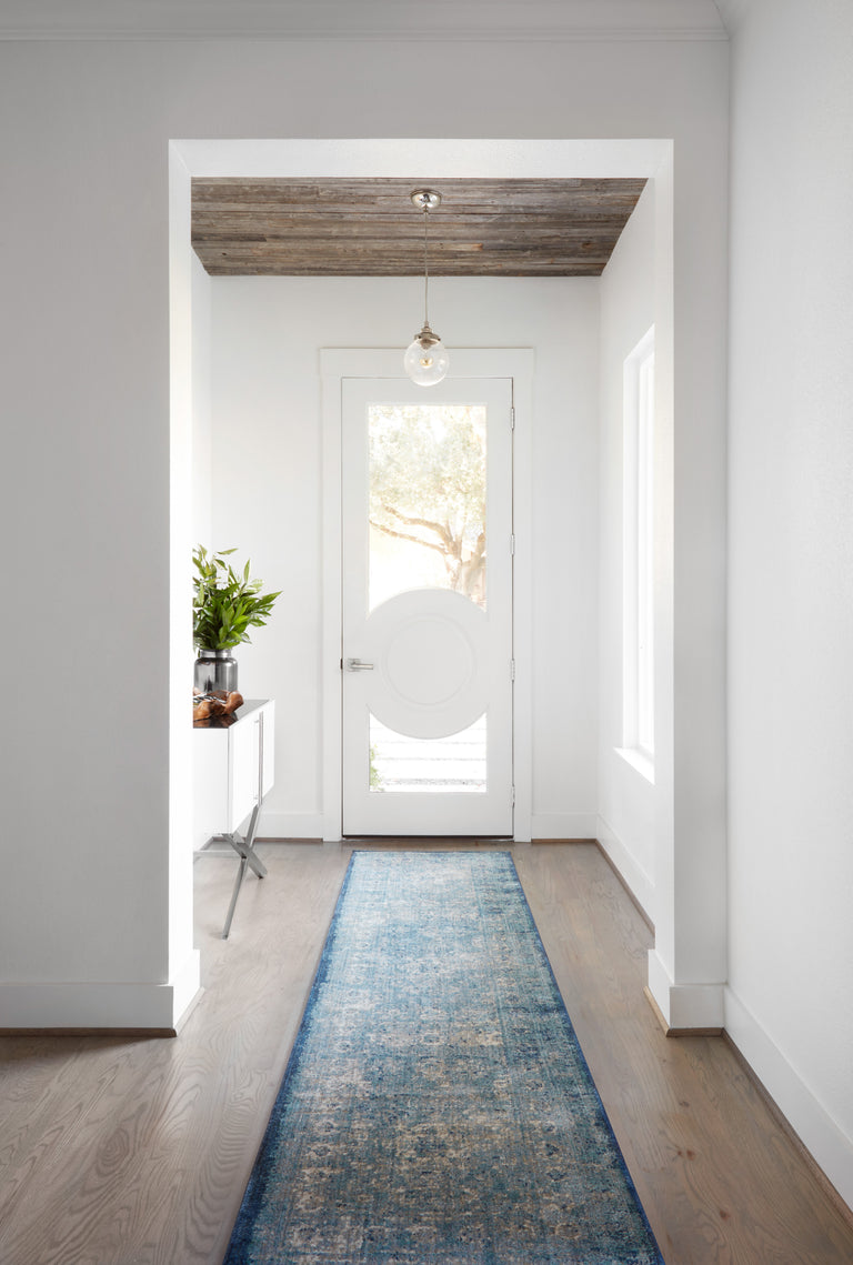 Loloi Rugs Anastasia Collection Rug in Lt. Blue, Ivory - 12'0" x 15'0"