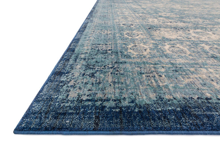 Loloi Rugs Anastasia Collection Rug in Lt. Blue, Ivory - 13' x 18'