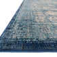 Loloi Rugs Anastasia Collection Rug in Lt. Blue, Ivory - 9'6" x 9'6"