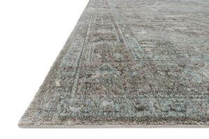 Loloi Rugs Anastasia Collection Rug in Stone, Blue - 9'6" x 13'