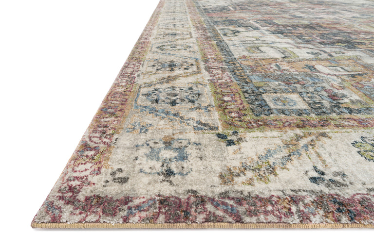 Loloi Rugs Anastasia Collection Rug in Ivory, Multi - 9'6" x 13', ANASAF-23IVML96D0