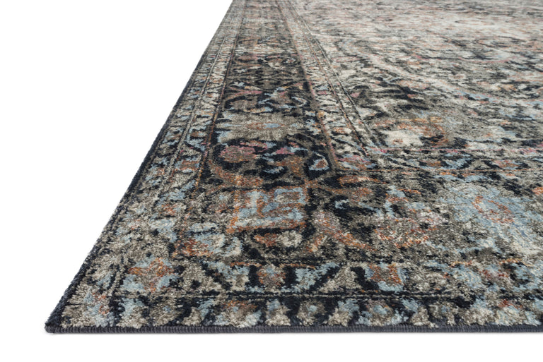 Loloi Rugs Anastasia Collection Rug in Charcoal, Sunset - 9'6" x 13'