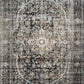 Loloi Rugs Anastasia Collection Rug in Charcoal, Sunset - 9'6" x 9'6"