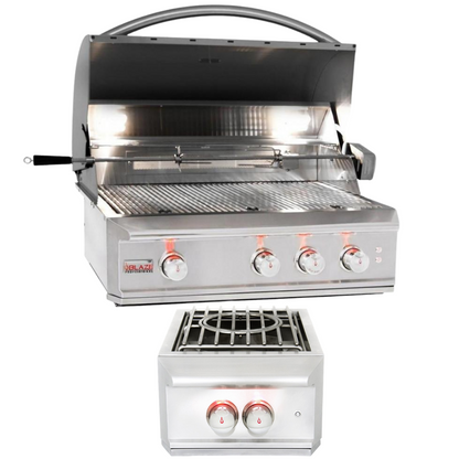 Blaze Professional 34 in. Propane Gas Grill & Burner Package, AP-BLZ-3PRO-LP-3