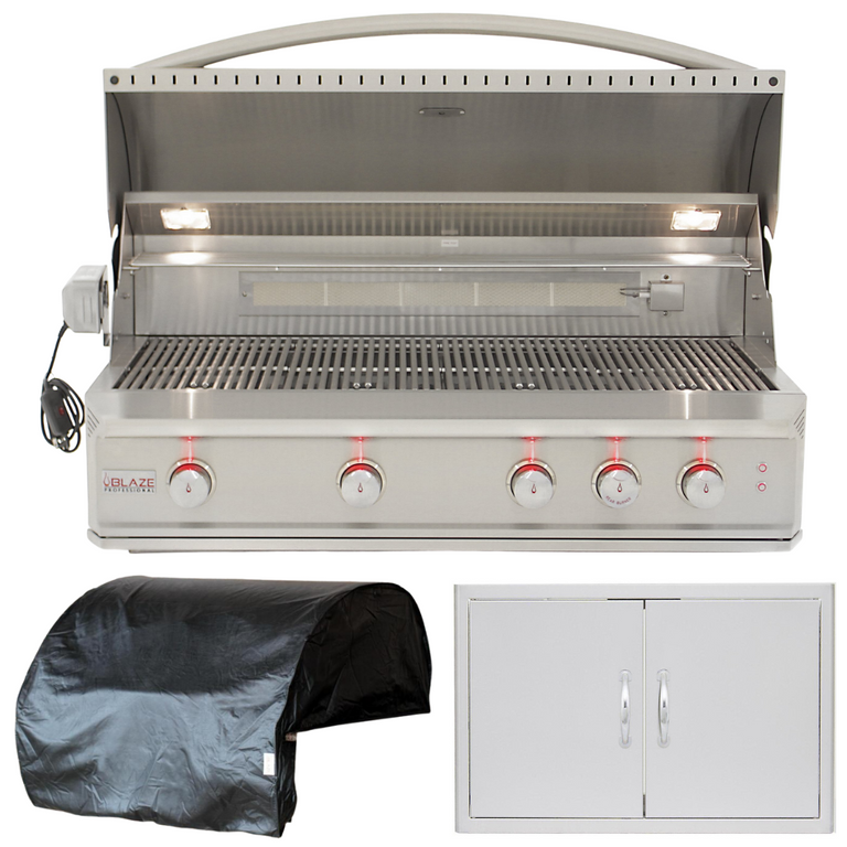 Blaze Professional 44 in. Natural Gas Grill 3 Piece Package, AP-BLZ-4PRO-NG-2